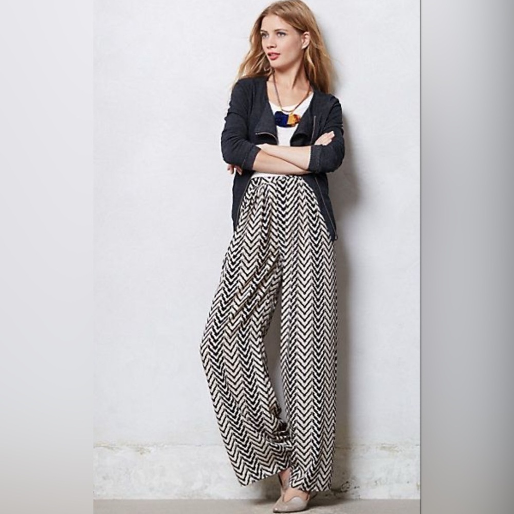 ND PALAZZO PANTS TRIBAL PRINT SIZE S